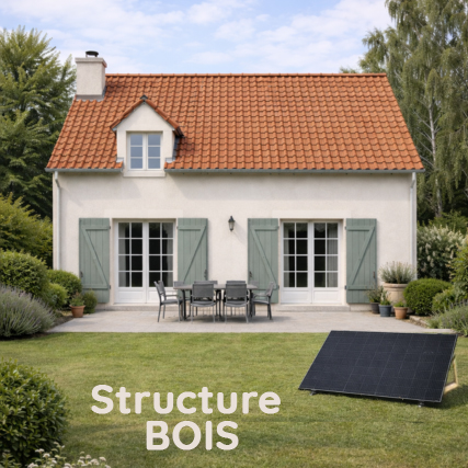 Kit 1 panneau paysage - Sol - Support bois