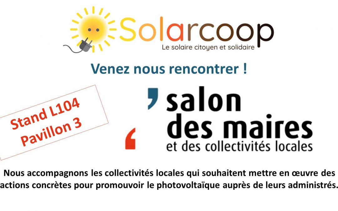Solarcoop présent au Salon des Maires et des Collectivités Locales