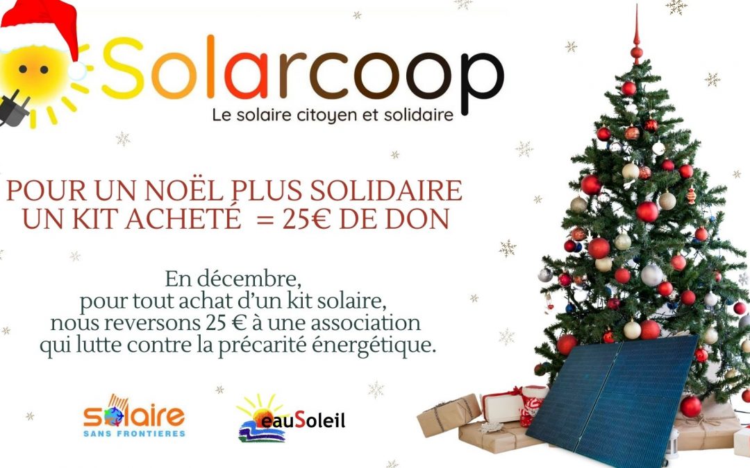 Pour un Noël plus solidaire – Un kit acheté = 25€ de don