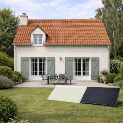 Kit extension 1 panneau paysage - Sol - Implantation libre